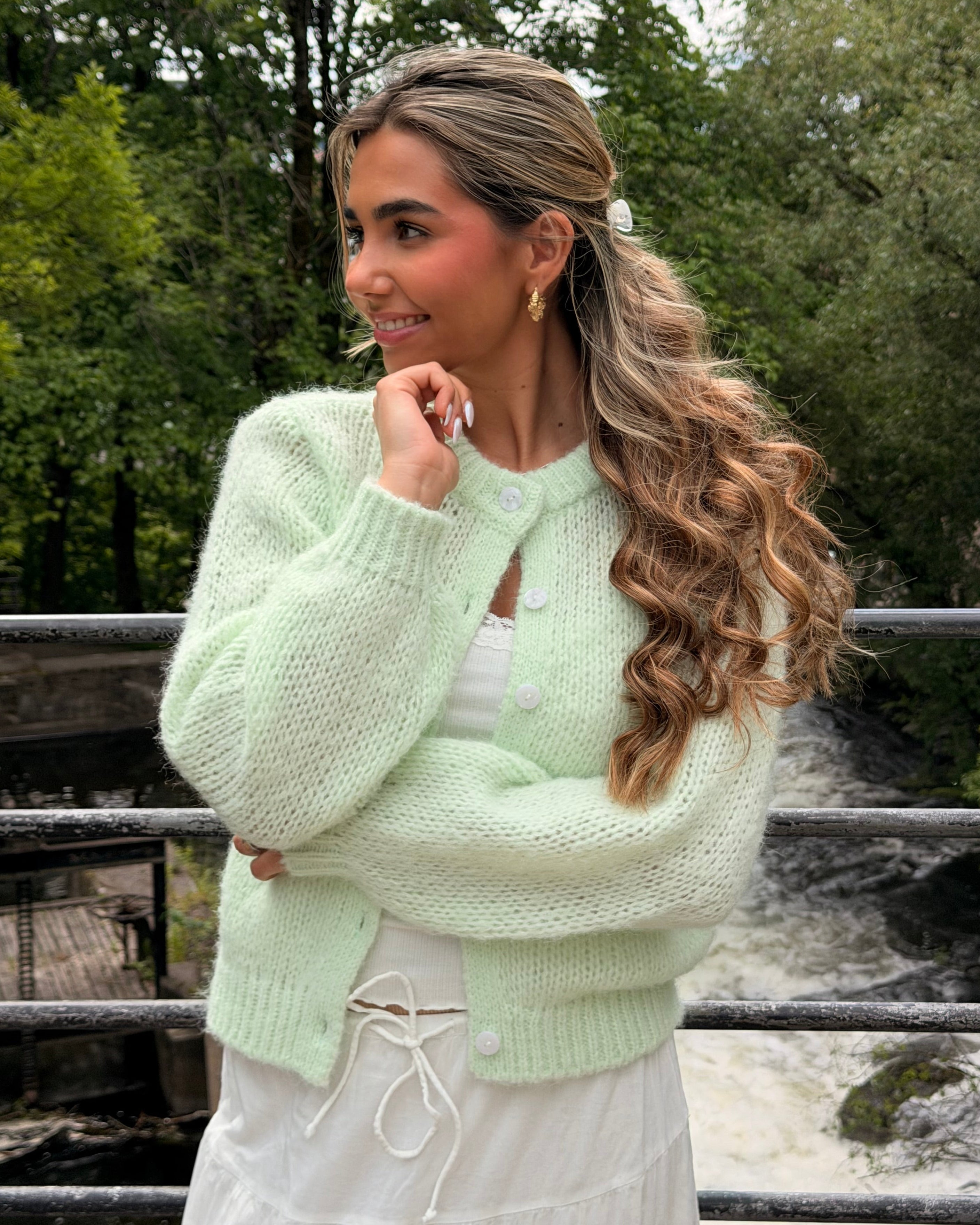 VMWILO Knitted Cardigan - Seacrest